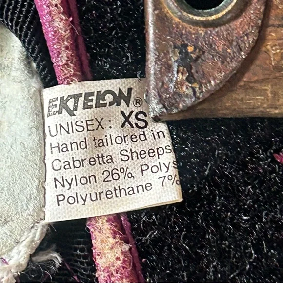 Vintage 1984 Ektelon Classic Sheepskin Racquetball Glove Right Hand XS - Picture 8 of 8